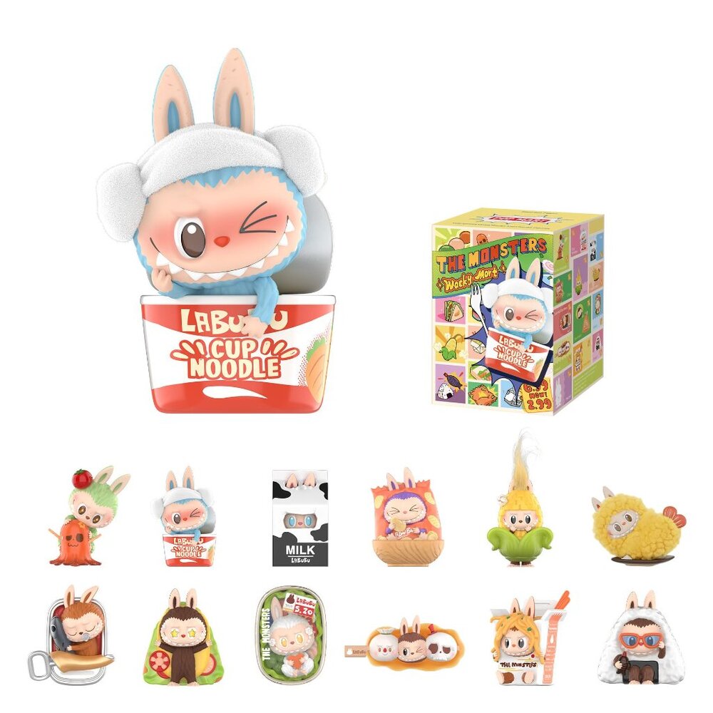 NEW Authentic POPMART Labubu Monsters Wacky Mart Series Figures Blind Box - Picture 5 of 5